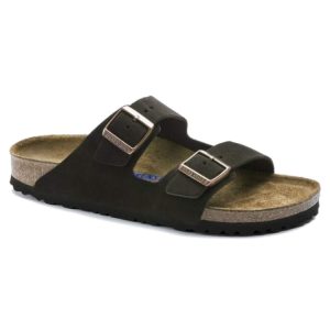 Birkenstock Arizona SFB Suede Leath Sandal | Mocha | Regular – Men’s Fit